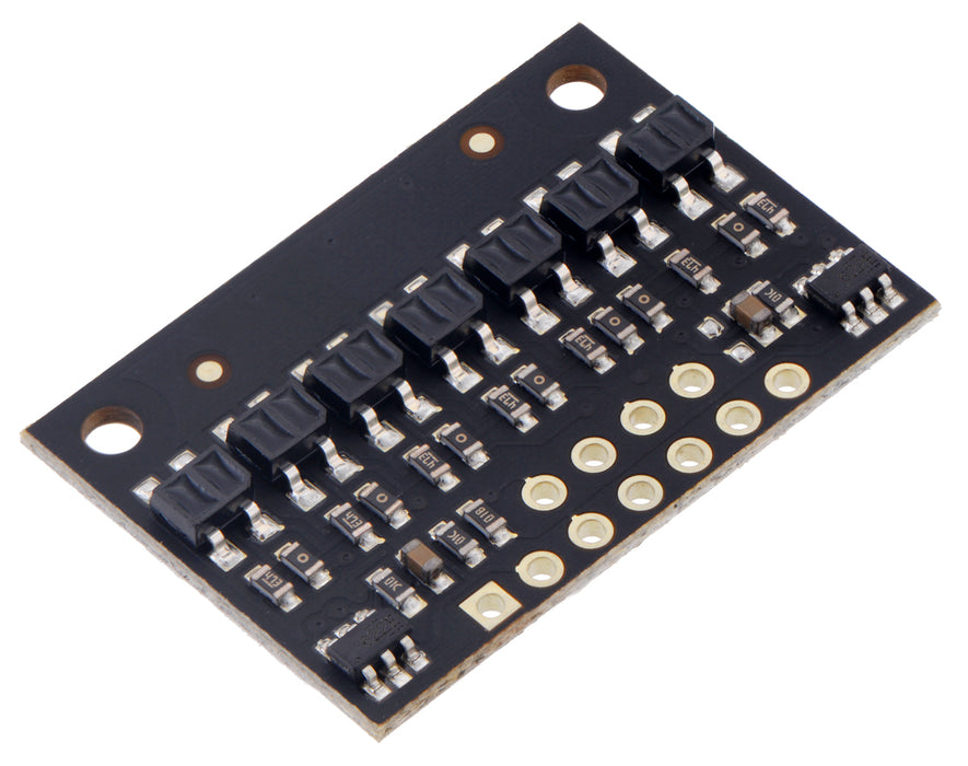 QTR-HD-07A Reflectance Sensor Array: 7-Channel, 4mm Pitch, Analog Output