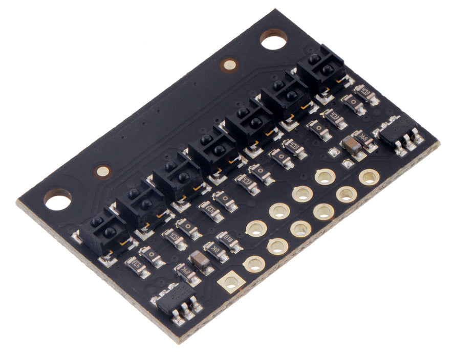 QTRX-HD-07A Reflectance Sensor Array: 7-Channel, 4mm Pitch, Analog Output, Low Current