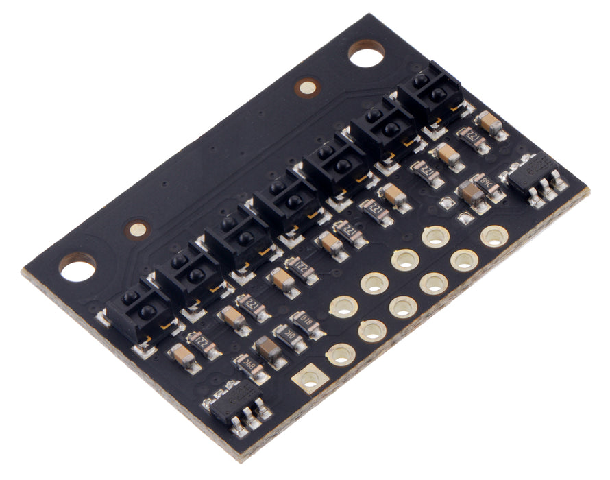 QTRX-HD-07RC Reflectance Sensor Array: 7-Channel, 4mm Pitch, RC Output, Low Current