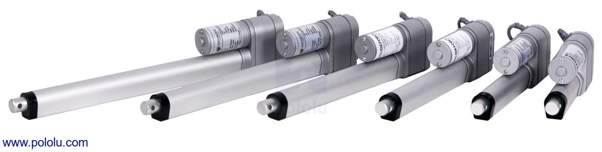 Glideforce GF23-120510-1-65 High-Speed ​​LD Linear Actuator: 12kgf, 10" Stroke (9.8" Usable), 3.3"/s, 12V