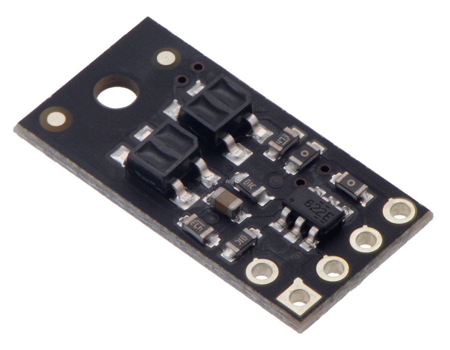 QTR-HD-02A Reflectance Sensor Array: 2-Channel, 4mm Pitch, Analog Output