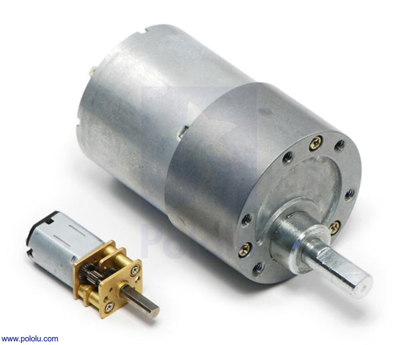 100:1 Metal Gearmotor 37Dx73L mm 12V with 64 CPR Encoder (Helical Pinion)