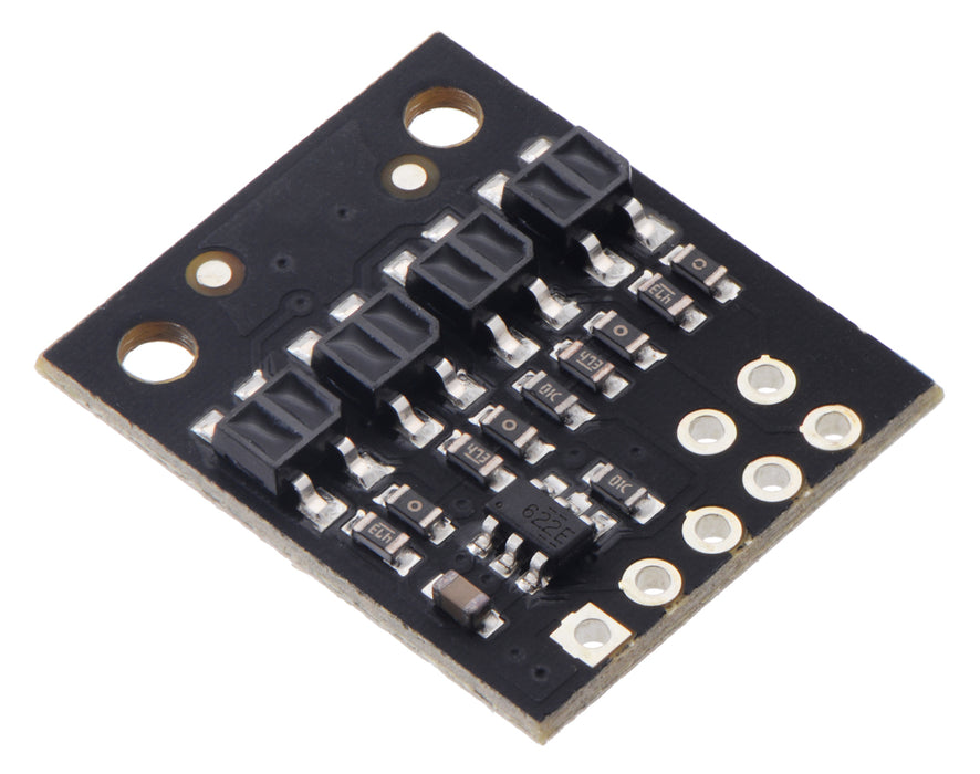 QTR-HD-04A Reflectance Sensor Array: 4-Channel, 4mm Pitch, Analog Output