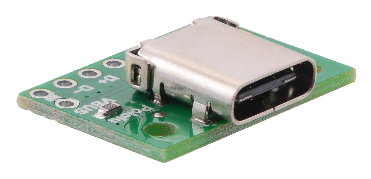 USB 2.0 Type-C Connector Breakout Board (usb07a)