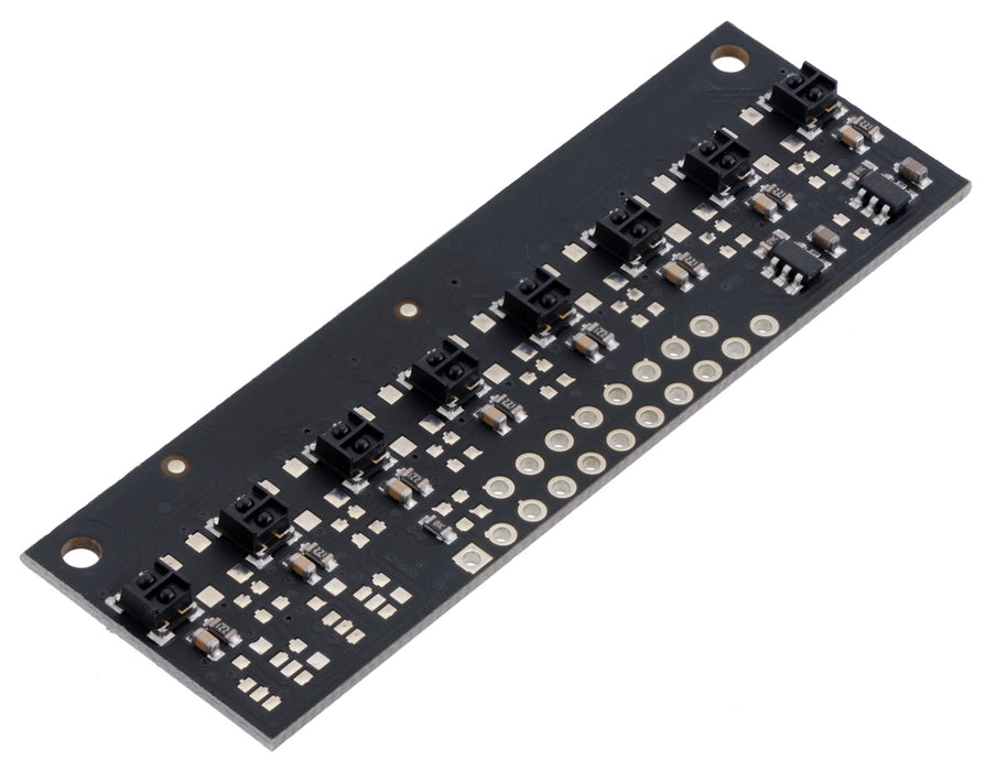 QTRX-MD-08RC Reflectance Sensor Array: 8-Channel, 8mm Pitch, RC Output, Low Current