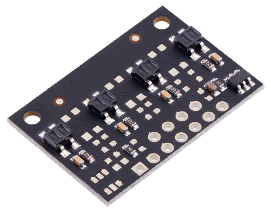 QTR-MD-04RC Reflectance Sensor Array: 4-Channel, 8mm Pitch, RC Output