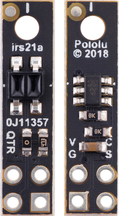 QTR-HD-01A Reflectance Sensor: 1-Channel, 5mm Wide, Analog Output