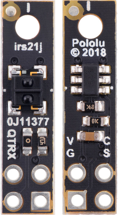 QTRX-HD-01A Reflectance Sensor: 1-Channel, 5mm Wide, Analog Output, Low Current