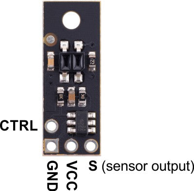 QTR-MD-01RC Reflectance Sensor: 1-Channel, 7.5mm Wide, RC Output