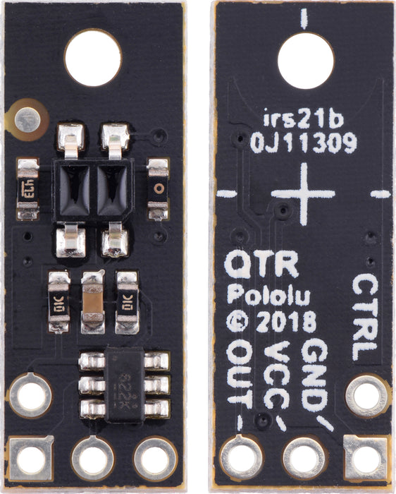 QTR-MD-01A Reflectance Sensor: 1-Channel, 7.5mm Wide, Analog Output