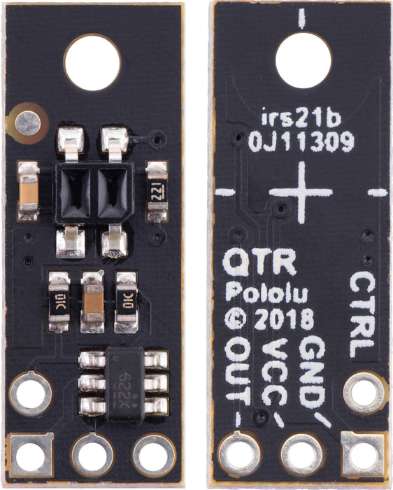 QTR-MD-01RC Reflectance Sensor: 1-Channel, 7.5mm Wide, RC Output