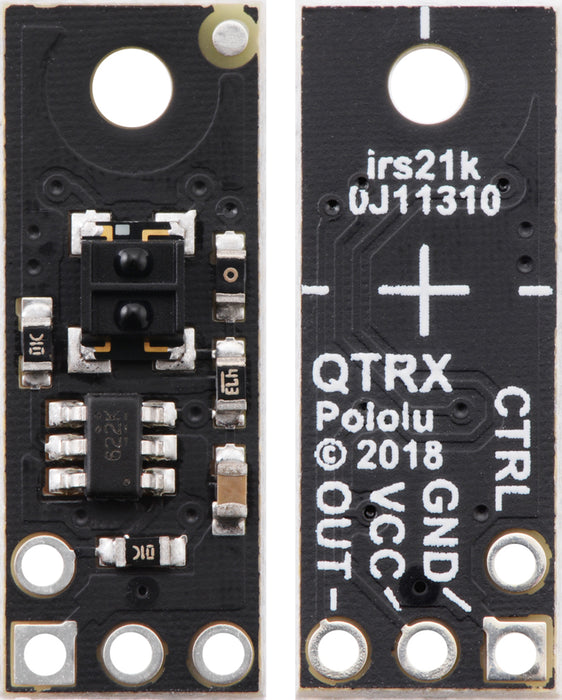 QTRXL-MD-01A Reflectance Sensor: 1-Channel, 7.5mm Wide, Analog Output, Long Range