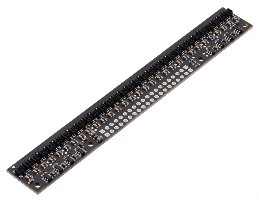 QTRX-HD-31RC Reflectance Sensor Array: 31-Channel, 4mm Pitch, RC Output, Low Current