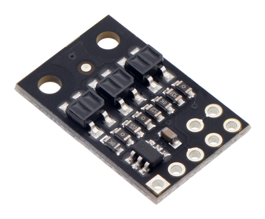 QTR-HD-03A Reflectance Sensor Array: 3-Channel, 4mm Pitch, Analog Output