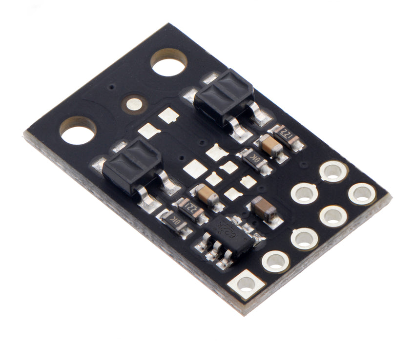 QTR-MD-02RC Reflectance Sensor Array: 2-Channel, 8mm Pitch, RC Output