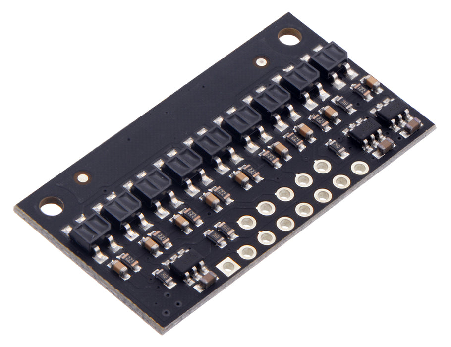 QTR-HD-09RC Reflectance Sensor Array: 9-Channel, 4mm Pitch, RC Output