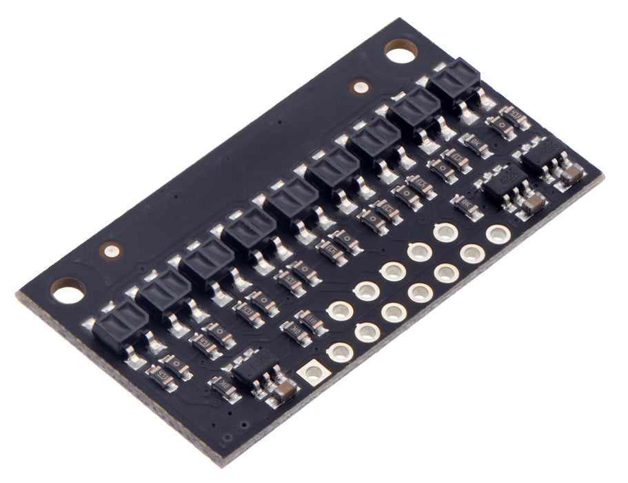 QTR-HD-09A Reflectance Sensor Array: 9-Channel, 4mm Pitch, Analog Output