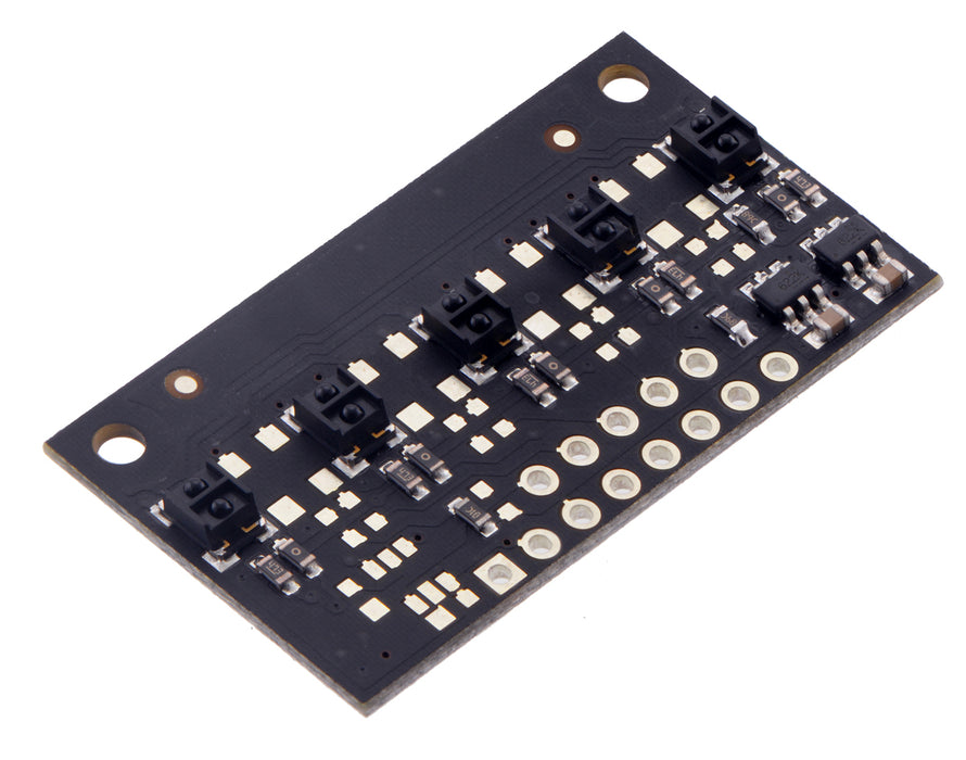 QTRX-MD-05A Reflectance Sensor Array: 5-Channel, 8mm Pitch, Analog Output, Low Current