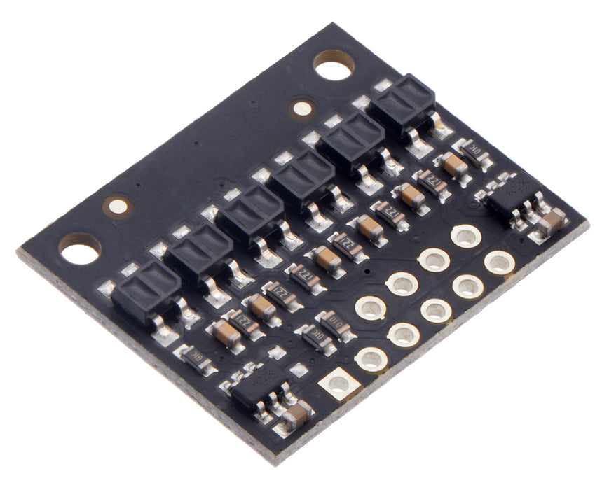 QTR-HD-06RC Reflectance Sensor Array: 6-Channel, 4mm Pitch, RC Output