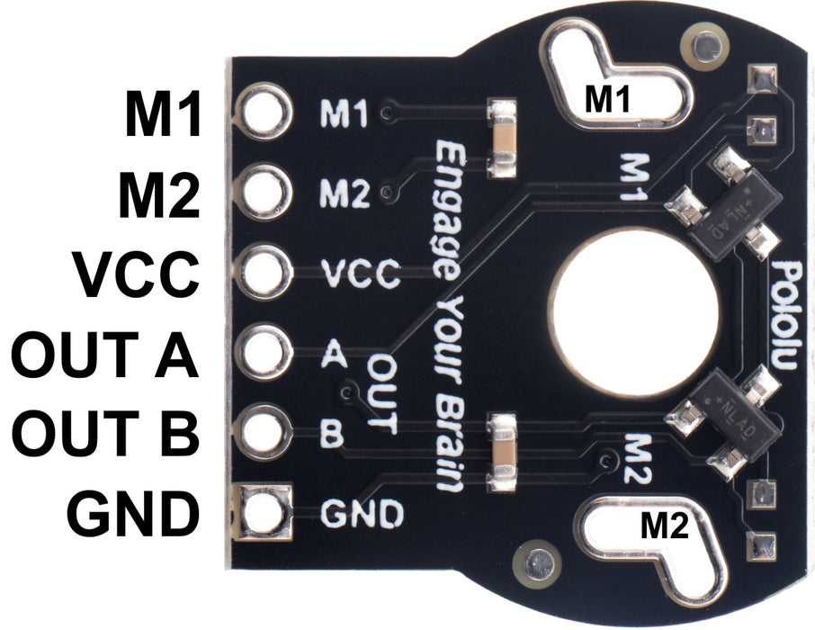 Romi Encoder Pair Kit, 12 CPR, 3.5-18V