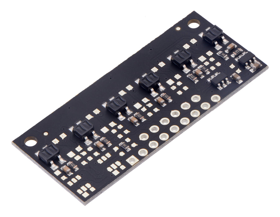 QTR-MD-06RC Reflectance Sensor Array: 6-Channel, 8mm Pitch, RC Output