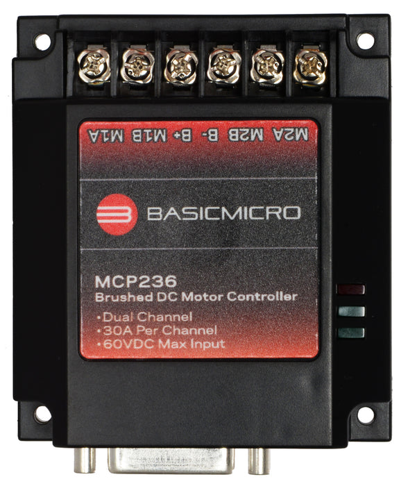 MCP236 Dual 30A, 60VDC Advanced Motor Controller