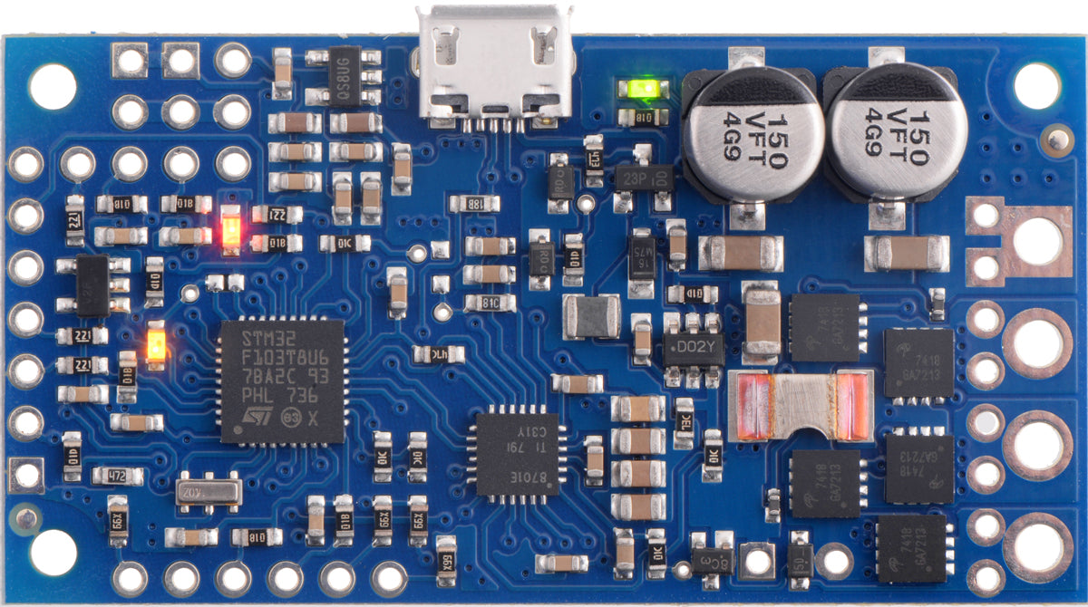 High-Power Simple Motor Controller G2 18v15 (Connectors Soldered)