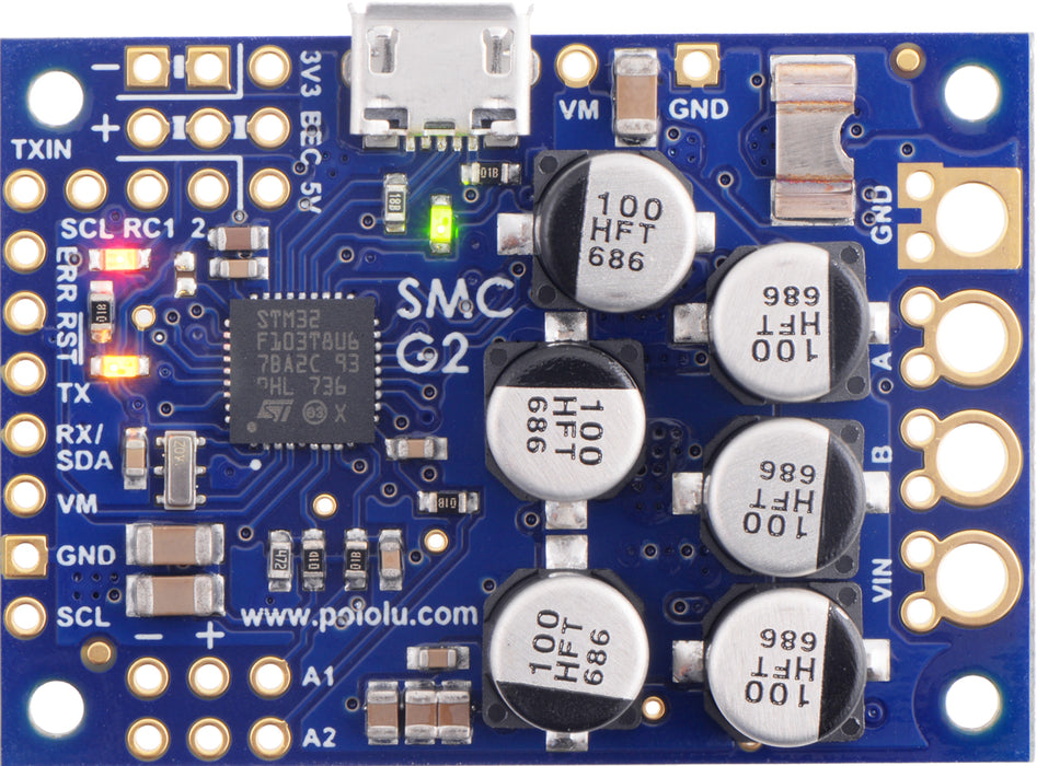 High-Power Simple Motor Controller G2 24v19