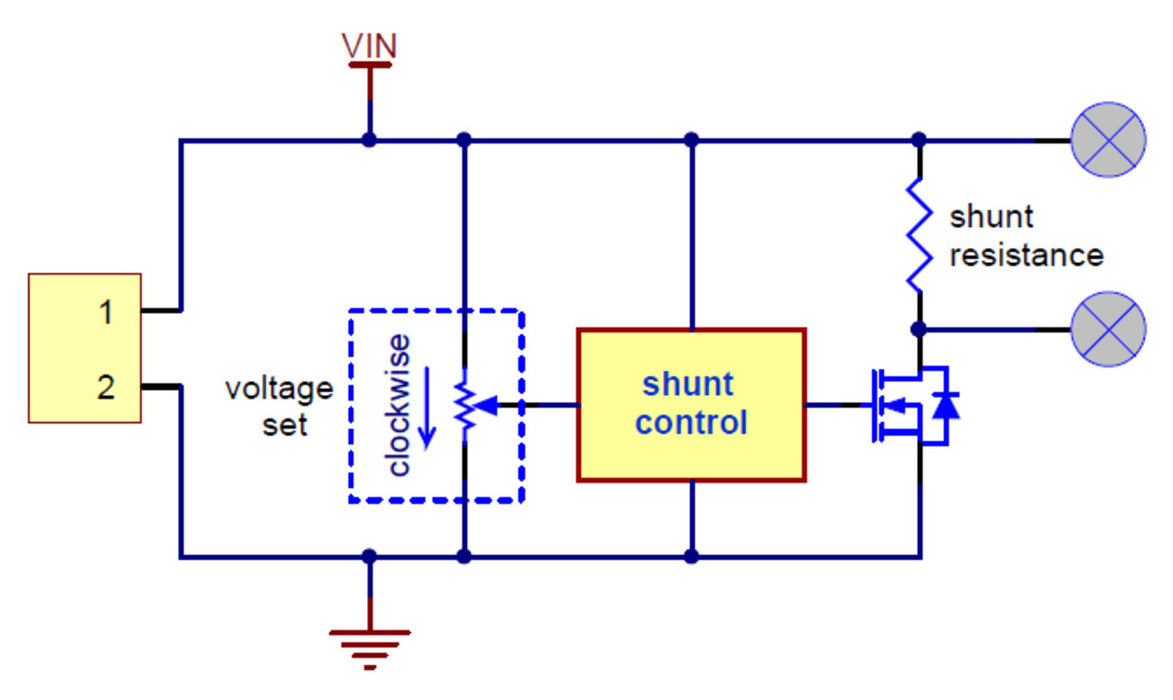 Shunt Regulator: 33.0 V, 32.8Ω, 3W