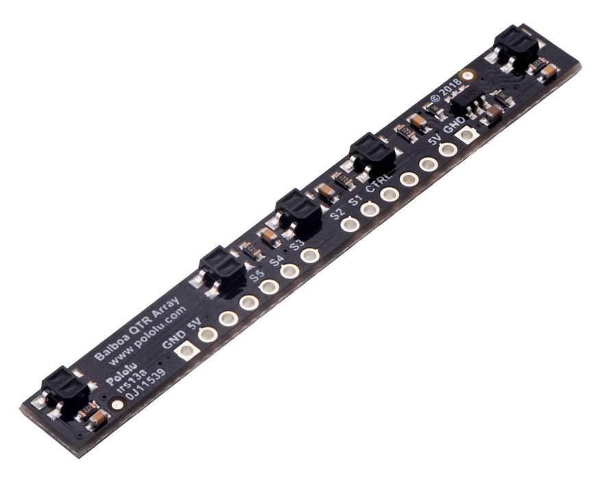 5-Channel Reflectance Sensor Array for Balboa 32U4 Balancing Robot