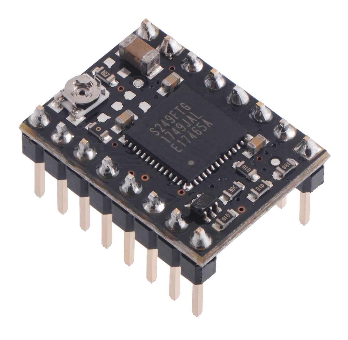 Driver Header Rind TB67S249FTG Stepper Motor Driver Compact Carrier (Header Pins Soldered ...