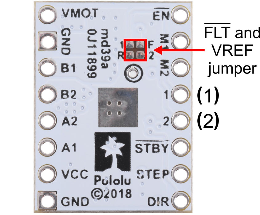 STSPIN220 Low-Voltage Stepper Motor Driver Carrier