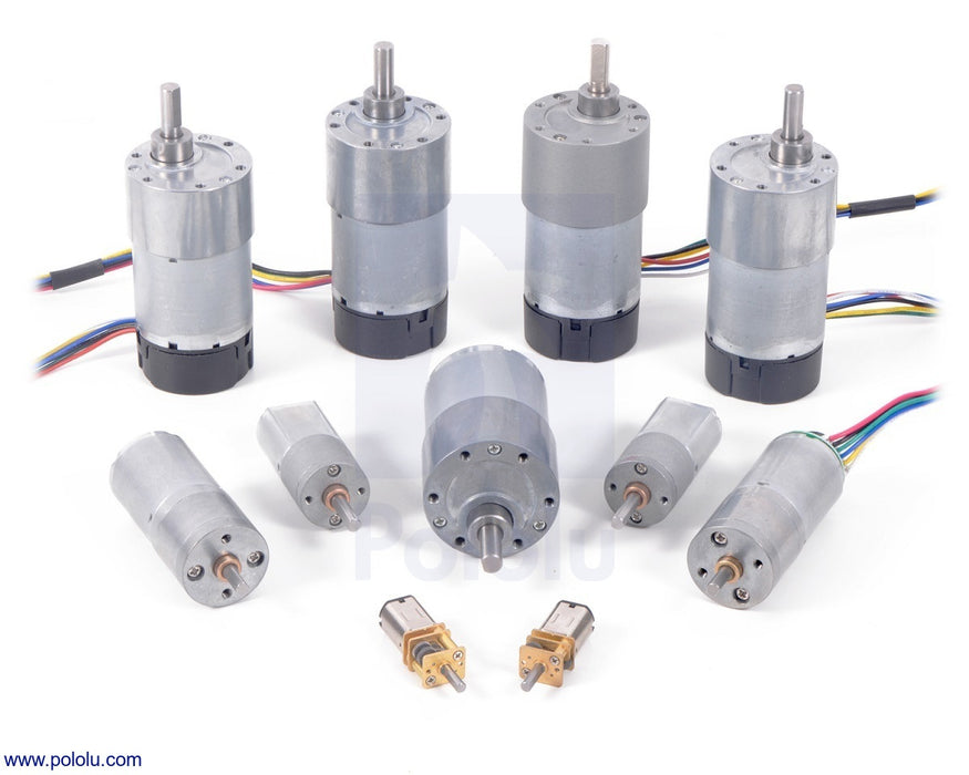 380:1 Micro Metal Gearmotor HP 6V with Extended Motor Shaft