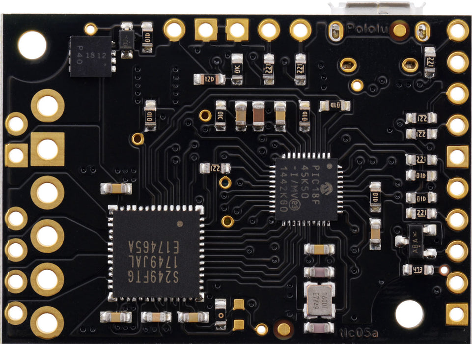 Tic T249 USB Multi-Interface Stepper Motor Controller (Connectors Soldered)