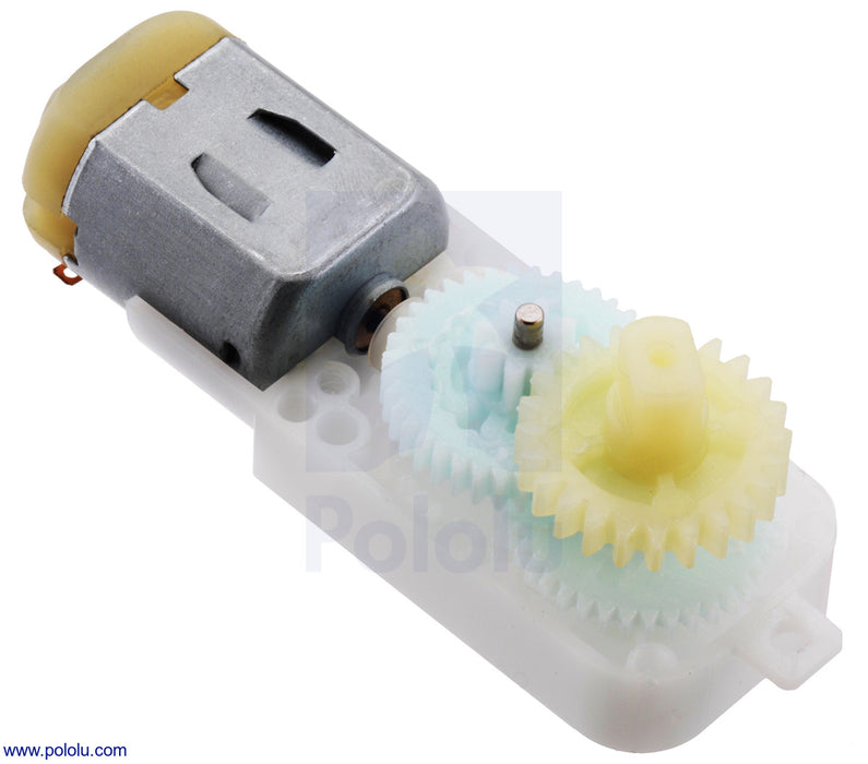 120:1 Plastic Gearmotor, 90° Output