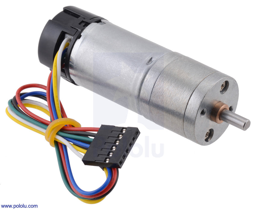 47:1 Metal Gearmotor 25Dx67L mm HP 6V with 48 CPR Encoder