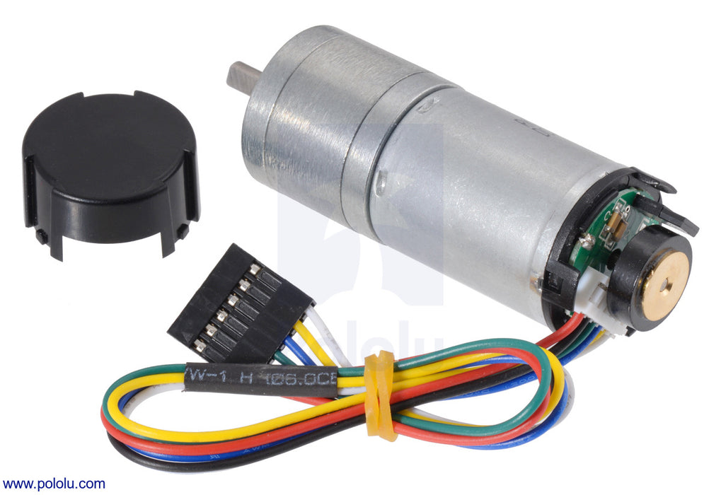 75:1 Metal Gearmotor 25Dx69L mm HP 6V with 48 CPR Encoder