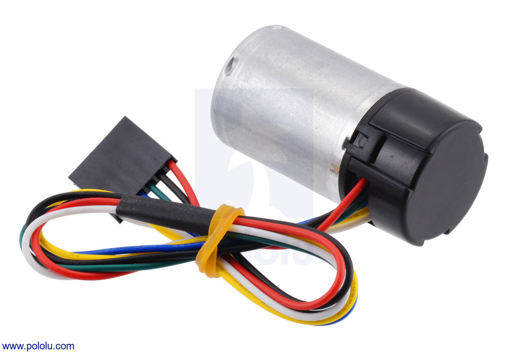 MP 12V Motor with 48 CPR Encoder for 25D mm Metal Gearmotors (No Gearbox)