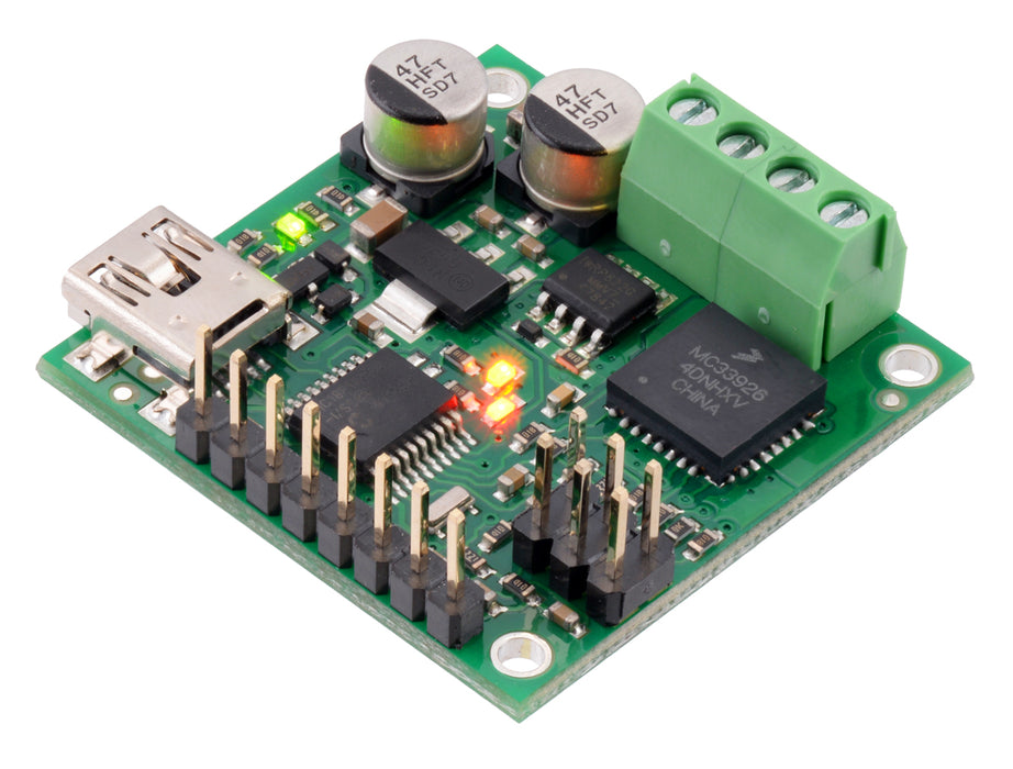 Jrk 21v3 USB Motor Controller with Feedback (Connectors Soldered)