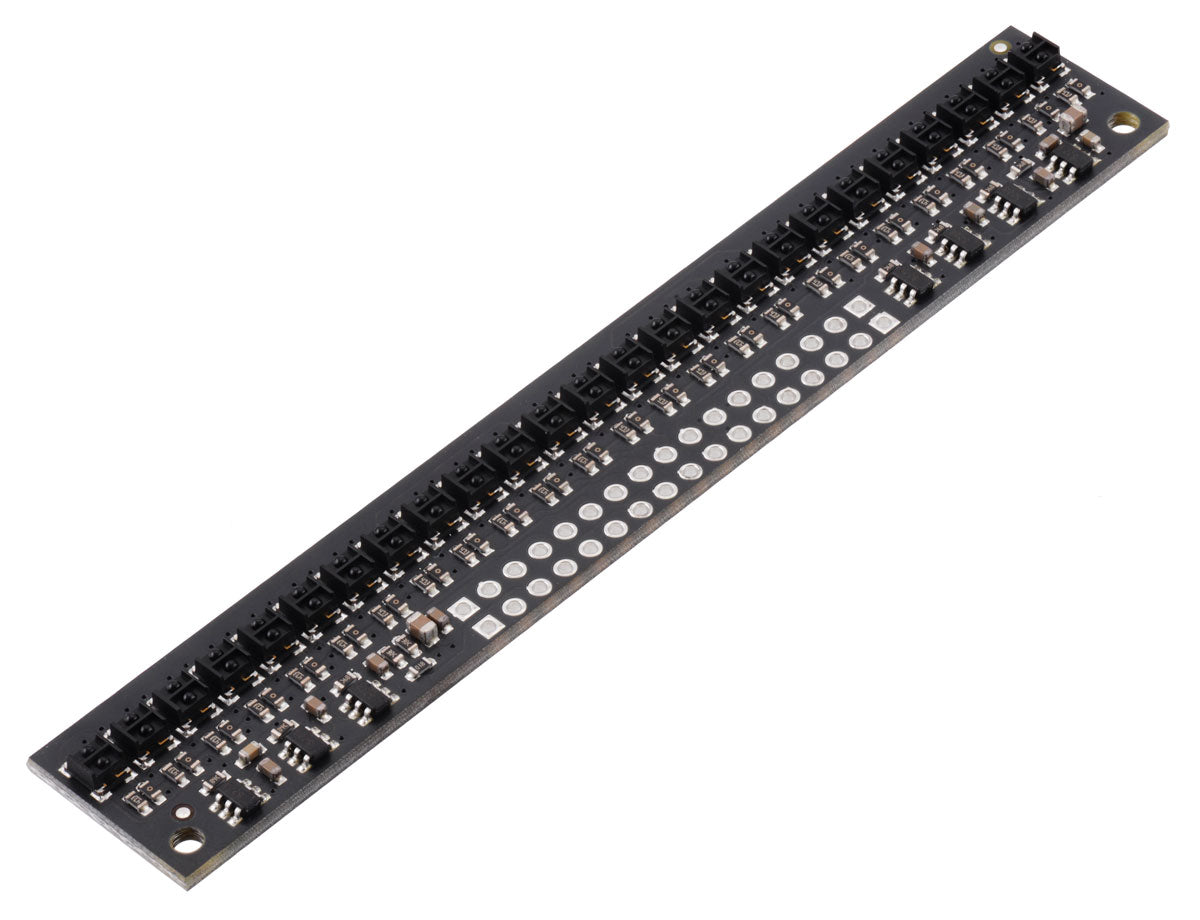 QTRX-HD-25A Reflectance Sensor Array: 25-Channel, 4mm Pitch, Analog Ou ...