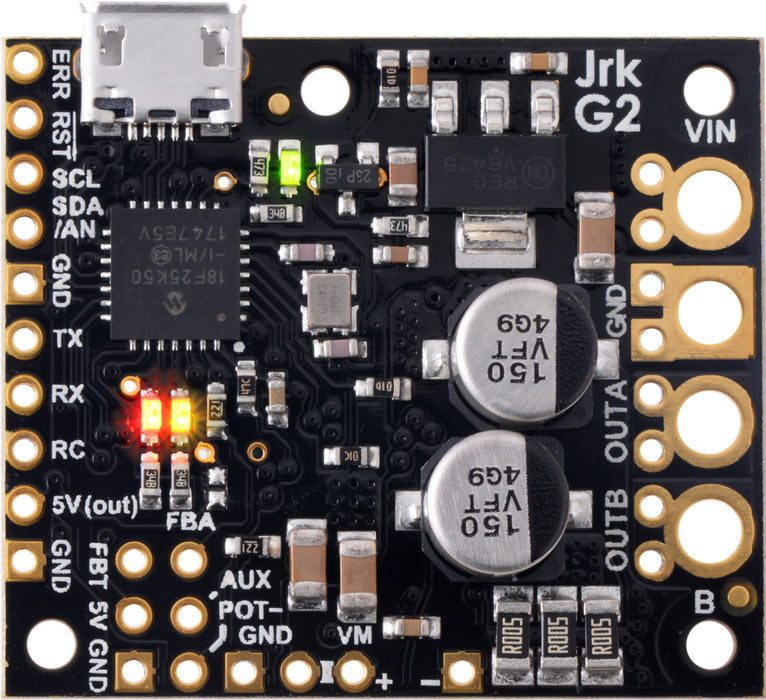 Jrk G2 18v19 USB Motor Controller with Feedback