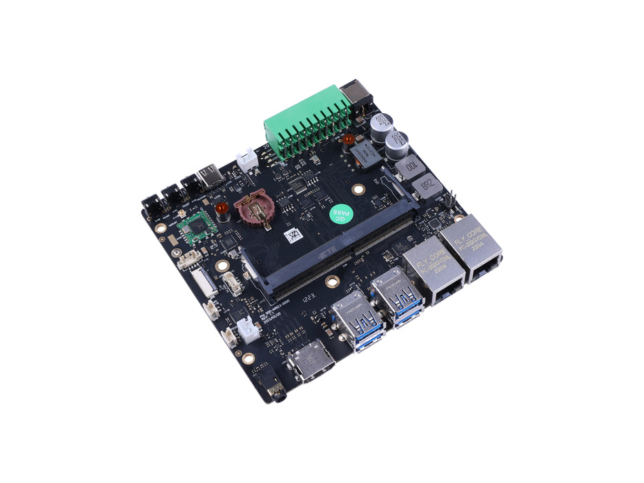 A607 Carrier Board for Jetson Orin NX/Nano - 2x GbE, CAN/RS232/RS485, 6x USB, M.2 Key M, WiFi/BlueTooth, 12-36V DC