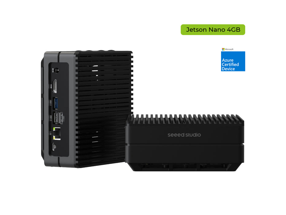 reComputer J1010 -Edge AI Device with Jetson Nano module, M.2 Key E Slot, Type-C connectors, Aluminium case, pre-installed JetPack System