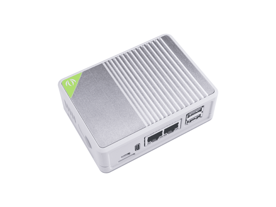 reRouter CM4 102032 - Raspberry Pi Based Mini Router, Travel Router, Dual Gigabit Ethernet, OpenWRT OS