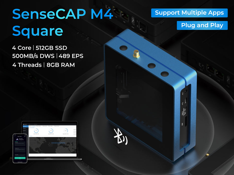 SenseCAP M4 Square - FluxNode & MystNodes