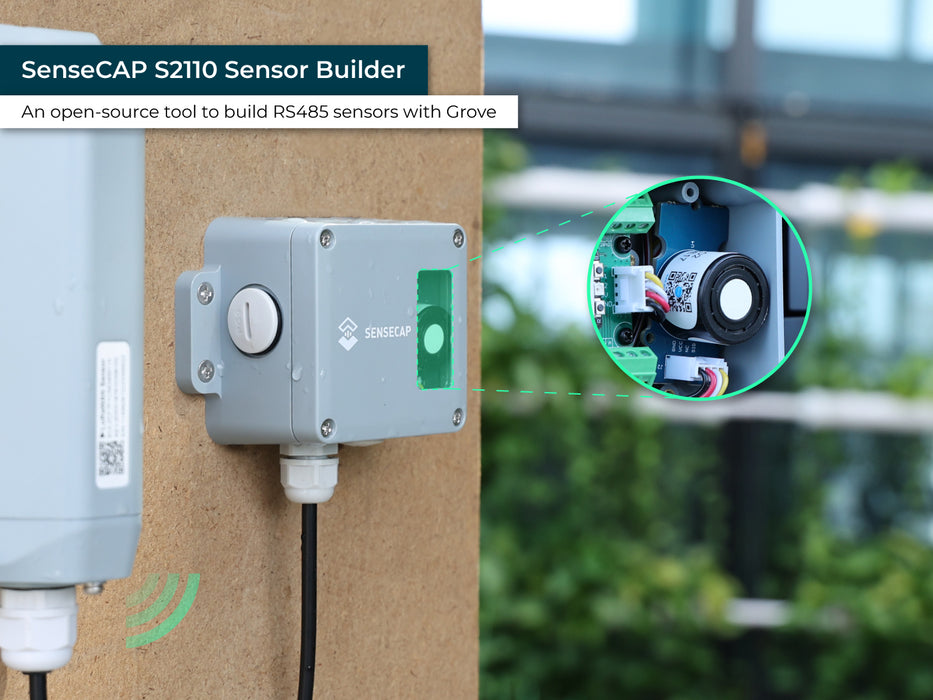 SenseCAP S2110 Sensor Builder, an open-source tool to build RS485 sensors with Grove