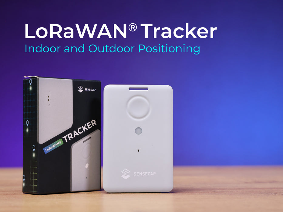 SenseCAP T1000-B LoRaWAN Tracker for Indoor and Outdoor Positioning