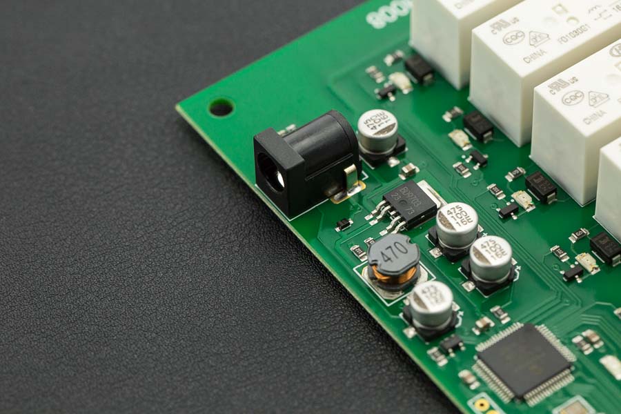 Powered Rj45 Relay 8 Channel Relay Module (RJ45-RLY16, Up to 16Amp) — Robot Italy