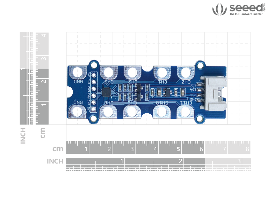 Grove - 12 Key Capacitive I2C Touch Sensor V3 (MPR121)