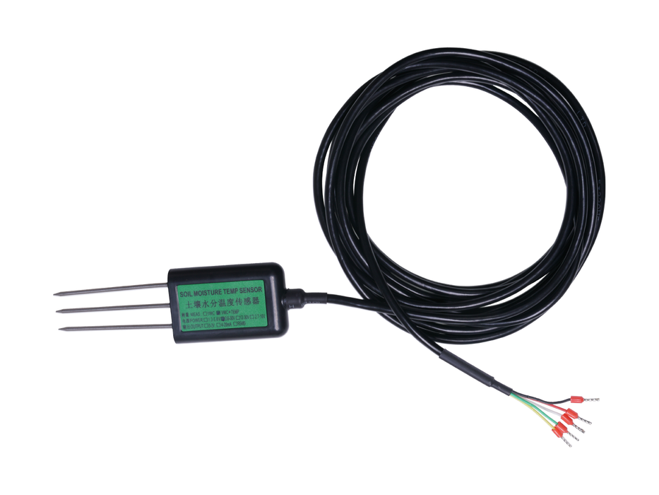 Industrial Soil Moisture & Temperature Sensor MODBUS-RTU RS485, 0-2V Analog Voltage (S-Soil MT-02A)